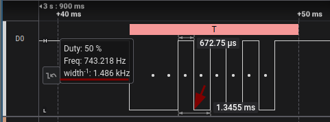 saleae bitrate
